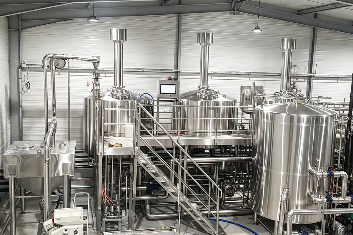 2000L three vessel brewhouse from ZYB Craft