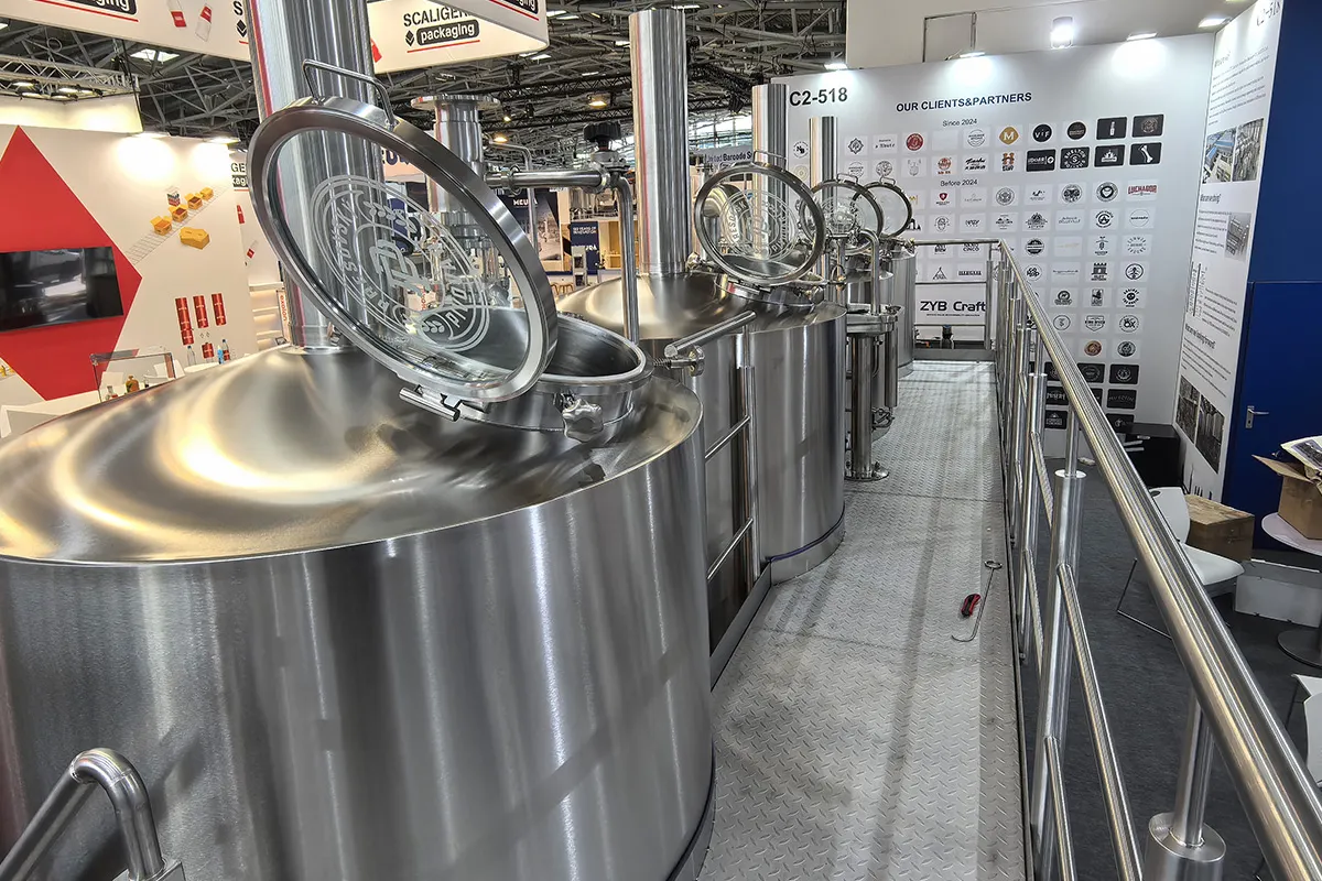 1000L commercial four vessel brewhouse