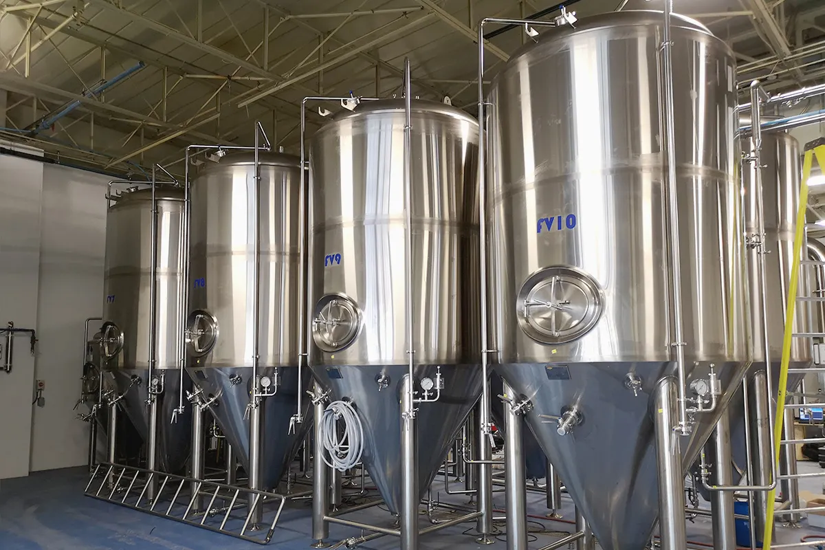 custom 50HL fermentation tank for commercial brewery