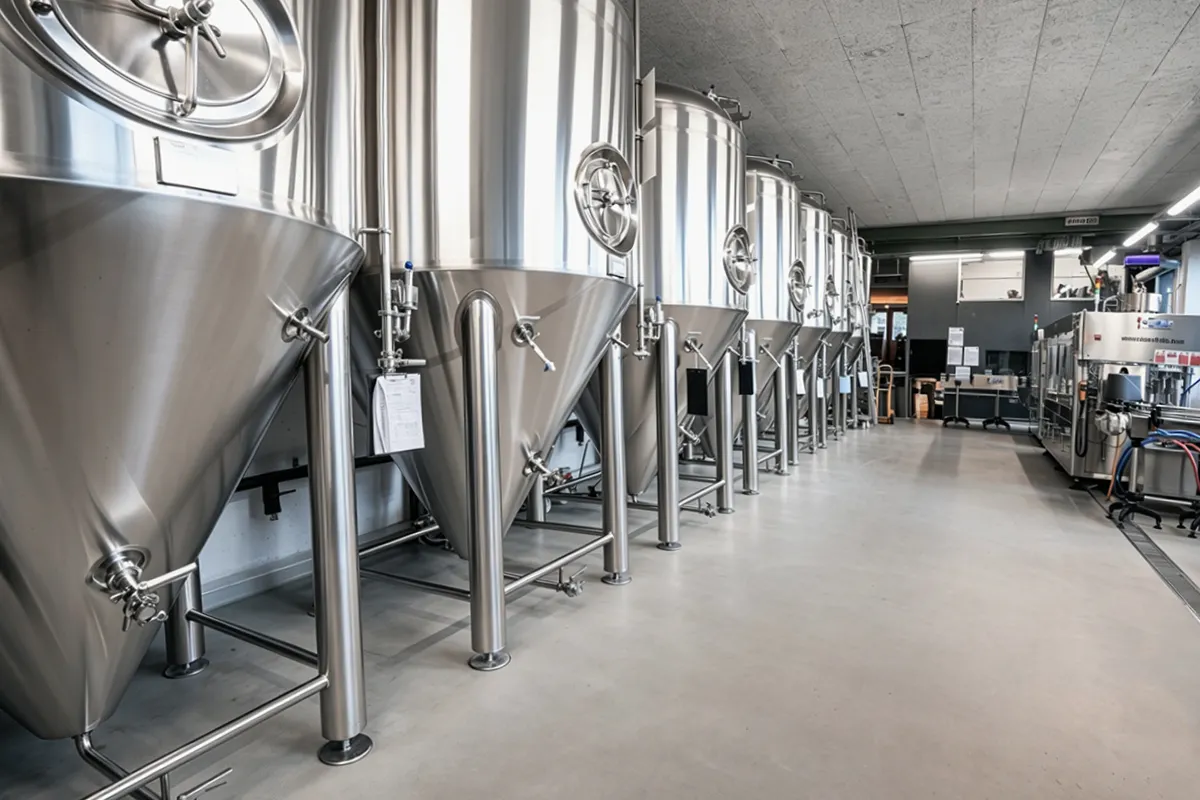 2000L-3000L jacketed insulated fermentation tank