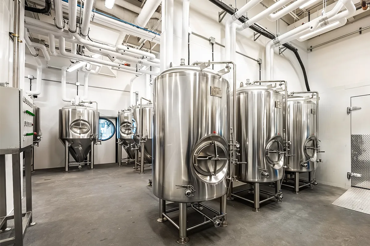 Food Grade 10HL-50HL Horizontal Bright Beer Tanks for Brewery