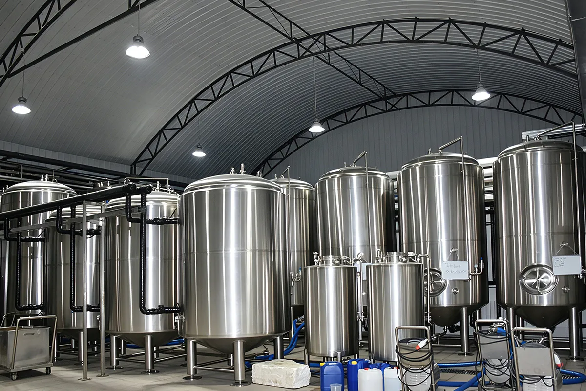 Food Grade 304/316 Stainless Steel 10HL-50HL Bright Beer Tanks