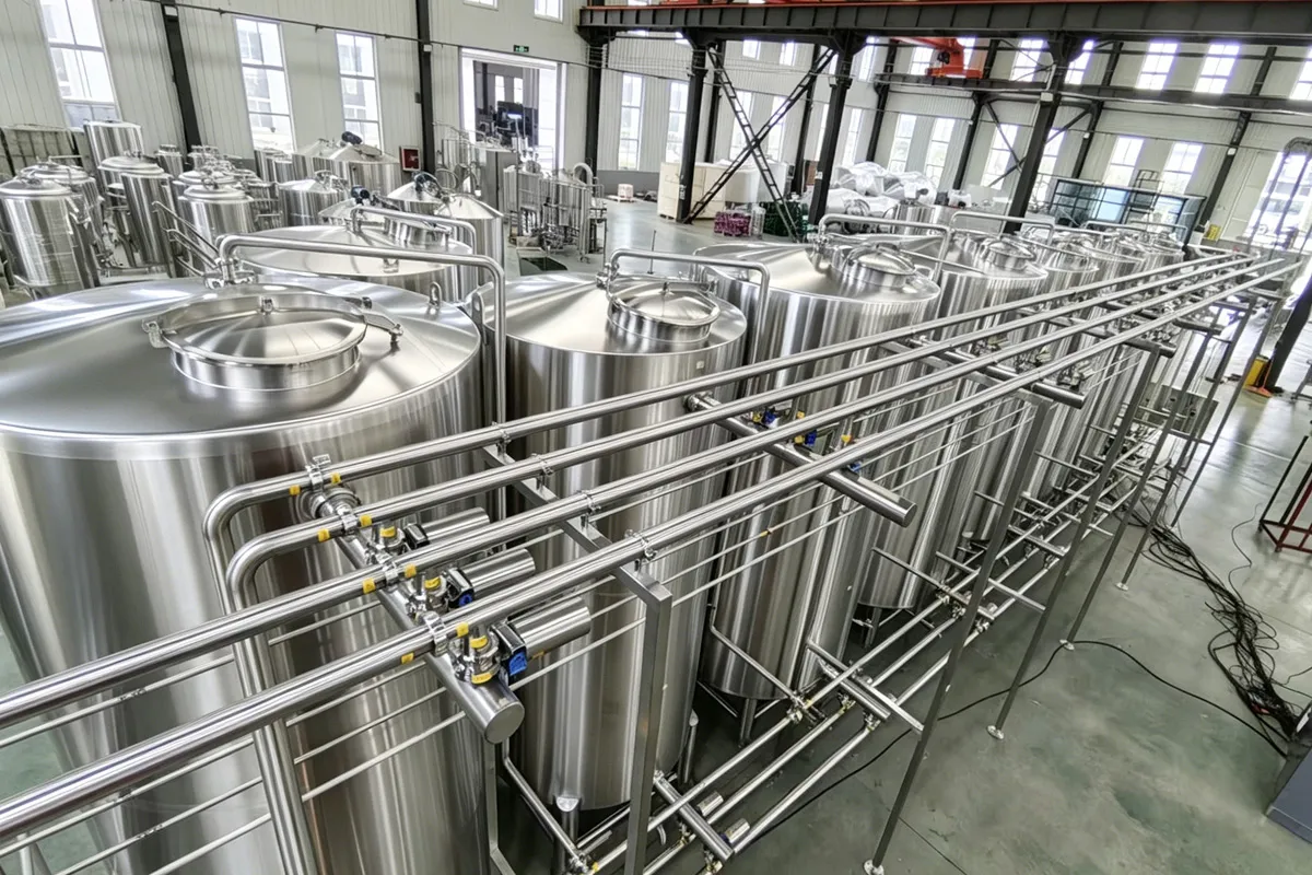 PLC Controlled 2000L 5000L Industrial Automatic CIP Cleaning System Full Product View