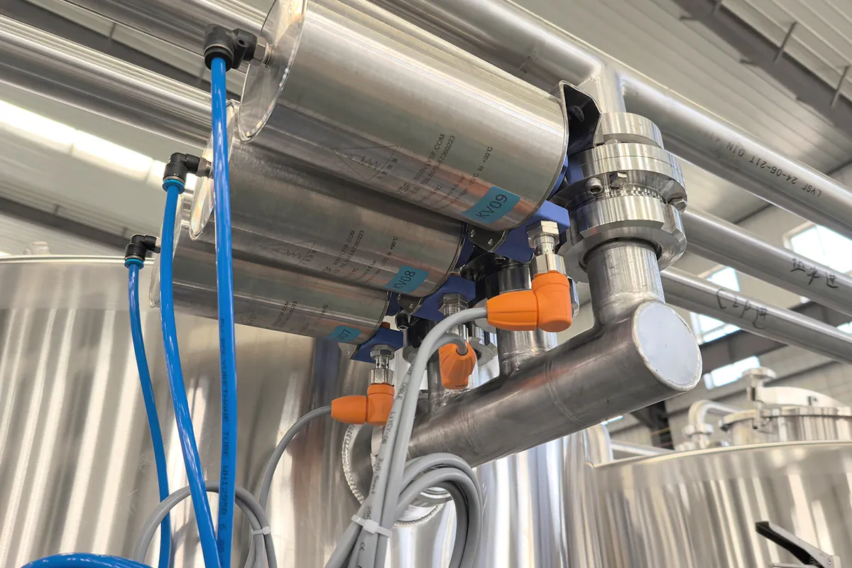 Automatic 3 Vessels CIP System Installed in Craft Brewery
