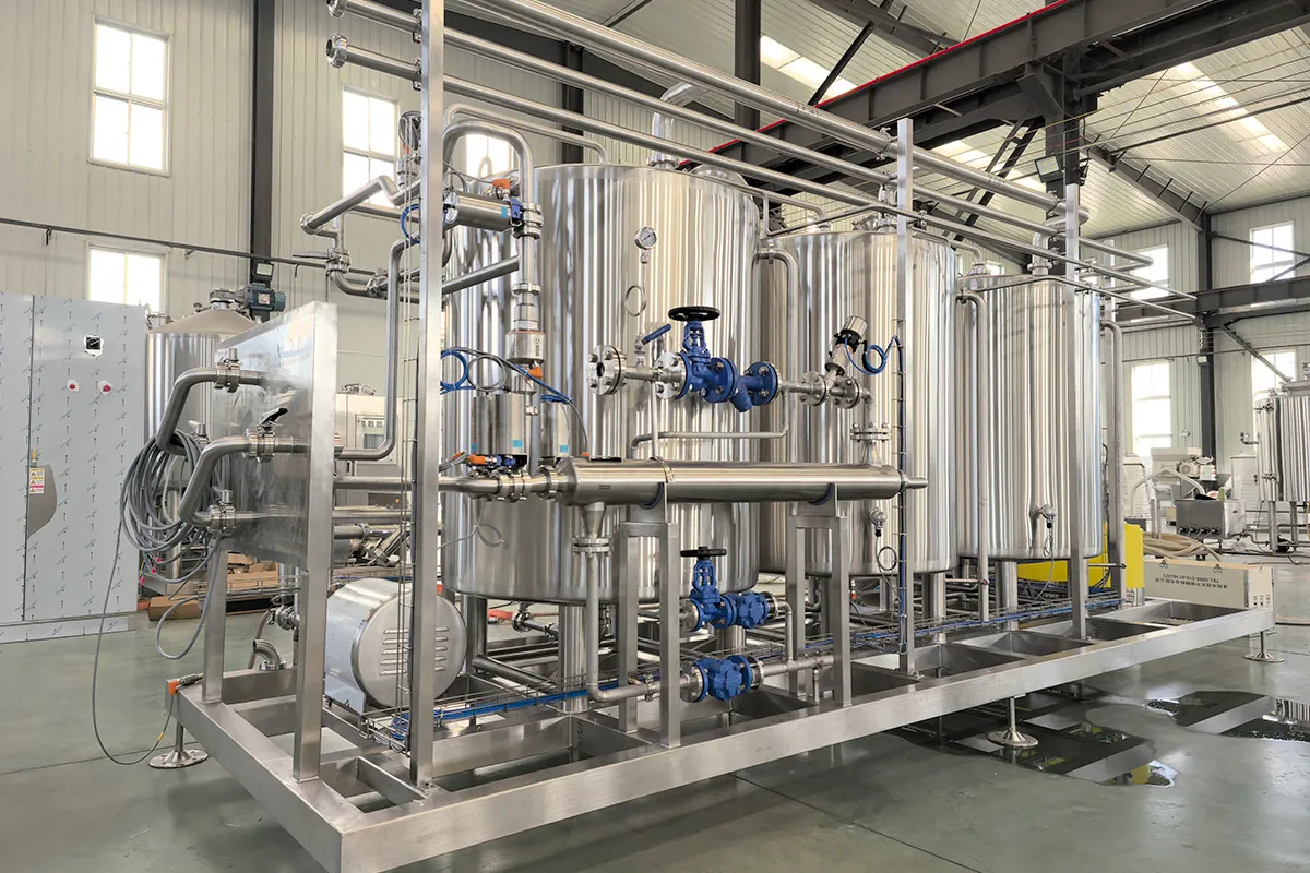 500L 1000L Stainless Steel 3 Vessels CIP System for Craft Microbreweries