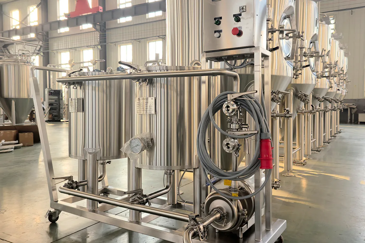 50L 100L 200L Stainless Steel Mobile CIP Cart for Craft Breweries